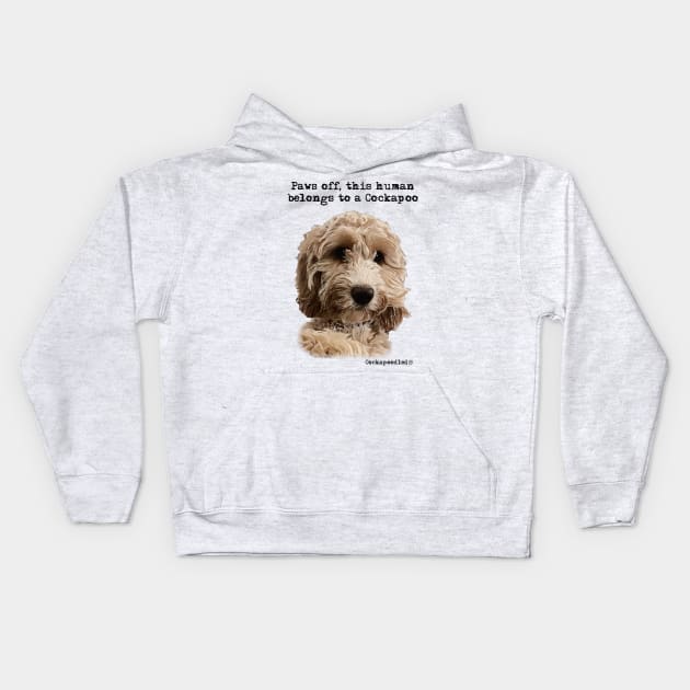 Cockapoo Dog Kids Hoodie by WoofnDoodle 